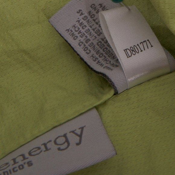 Zenergy by Chico’s Lightweight Lime Green Utility Zip Jacket – Size 2 (12) - Picture 13 of 13